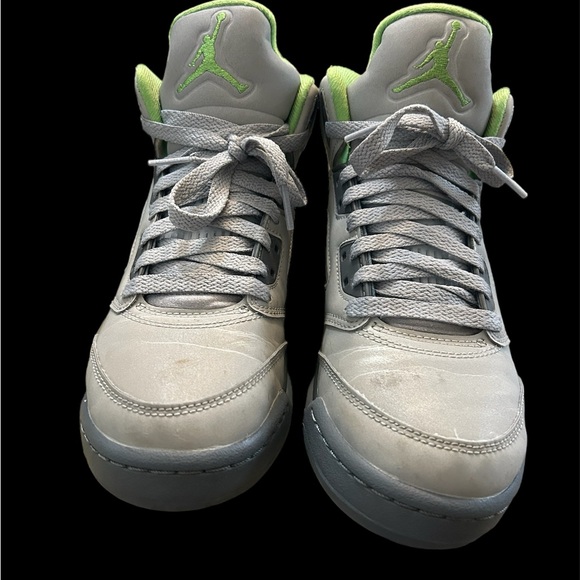 - Jordan 5 Retro Green Bean Sz 5 - Picture 2 of 6